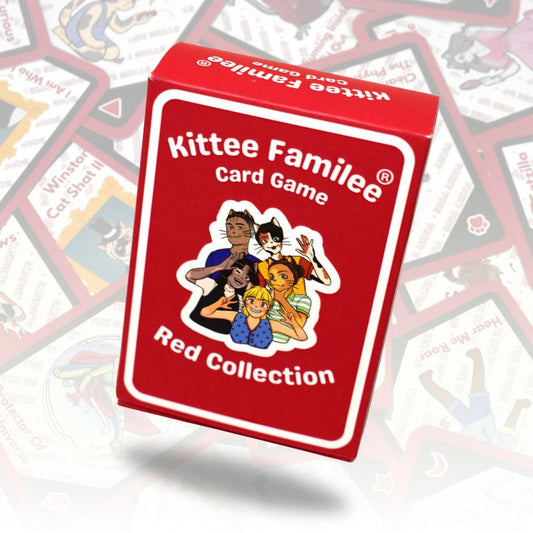 RED Kittee Familee Card Game