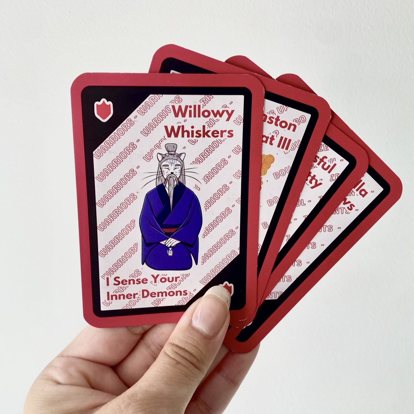 RED Kittee Familee Card Game