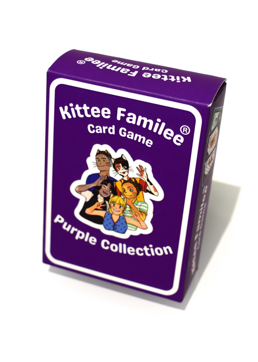 PURPLE Kittee Familee Card Game