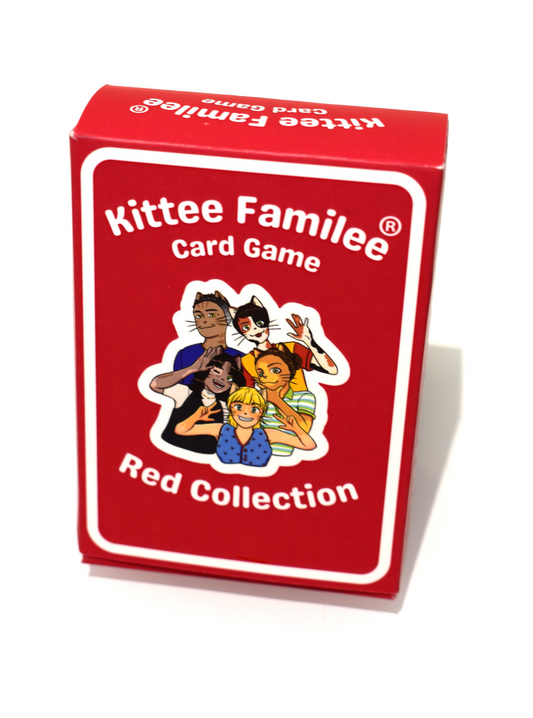 RED Kittee Familee Card Game